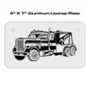 4 X 7 Aluminum License Plate  Thumbnail