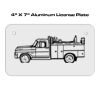 4 X 7 Aluminum License Plate  Thumbnail