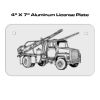 4 X 7 Aluminum License Plate  Thumbnail