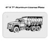 4 X 7 Aluminum License Plate  Thumbnail