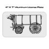 4 X 7 Aluminum License Plate  Thumbnail