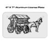 4 X 7 Aluminum License Plate  Thumbnail