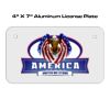 4 X 7 Aluminum License Plate  Thumbnail