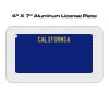 4 X 7 Aluminum License Plate  Thumbnail