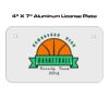 4 X 7 Aluminum License Plate  Thumbnail