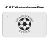4 X 7 Aluminum License Plate  Thumbnail