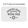 4 X 7 Aluminum License Plate  Thumbnail