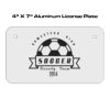 4 X 7 Aluminum License Plate  Thumbnail