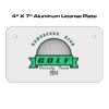 4 X 7 Aluminum License Plate  Thumbnail