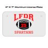 4 X 7 Aluminum License Plate  Thumbnail