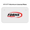 4 X 7 Aluminum License Plate  Thumbnail