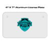 4 X 7 Aluminum License Plate  Thumbnail