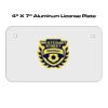 4 X 7 Aluminum License Plate  Thumbnail