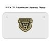 4 X 7 Aluminum License Plate  Thumbnail