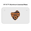 4 X 7 Aluminum License Plate  Thumbnail