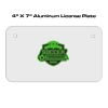 4 X 7 Aluminum License Plate  Thumbnail