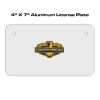 4 X 7 Aluminum License Plate  Thumbnail