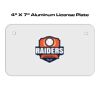 4 X 7 Aluminum License Plate  Thumbnail