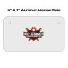 4 X 7 Aluminum License Plate  Thumbnail