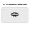 4 X 7 Aluminum License Plate  Thumbnail