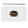 4 X 7 Aluminum License Plate  Thumbnail