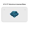 4 X 7 Aluminum License Plate  Thumbnail