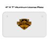 4 X 7 Aluminum License Plate  Thumbnail