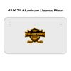 4 X 7 Aluminum License Plate  Thumbnail