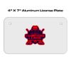 4 X 7 Aluminum License Plate  Thumbnail