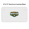 4 X 7 Aluminum License Plate  Thumbnail