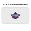 4 X 7 Aluminum License Plate  Thumbnail