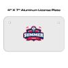 4 X 7 Aluminum License Plate  Thumbnail