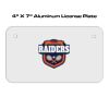 4 X 7 Aluminum License Plate  Thumbnail