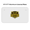 4 X 7 Aluminum License Plate  Thumbnail