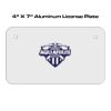 4 X 7 Aluminum License Plate  Thumbnail