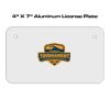 4 X 7 Aluminum License Plate  Thumbnail