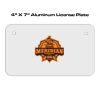 4 X 7 Aluminum License Plate  Thumbnail