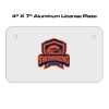 4 X 7 Aluminum License Plate  Thumbnail