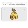 4 X 7 Aluminum License Plate  Thumbnail