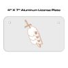 4 X 7 Aluminum License Plate  Thumbnail