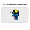 4 X 7 Aluminum License Plate  Thumbnail