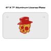 4 X 7 Aluminum License Plate  Thumbnail