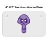 4 X 7 Aluminum License Plate  Thumbnail