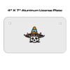 4 X 7 Aluminum License Plate  Thumbnail