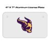 4 X 7 Aluminum License Plate  Thumbnail