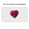 4 X 7 Aluminum License Plate  Thumbnail