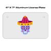 4 X 7 Aluminum License Plate  Thumbnail