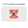 4 X 7 Aluminum License Plate  Thumbnail