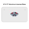 4 X 7 Aluminum License Plate  Thumbnail