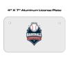 4 X 7 Aluminum License Plate  Thumbnail